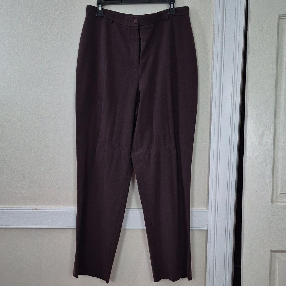 East 5th Women Dark Brown Dress Pants